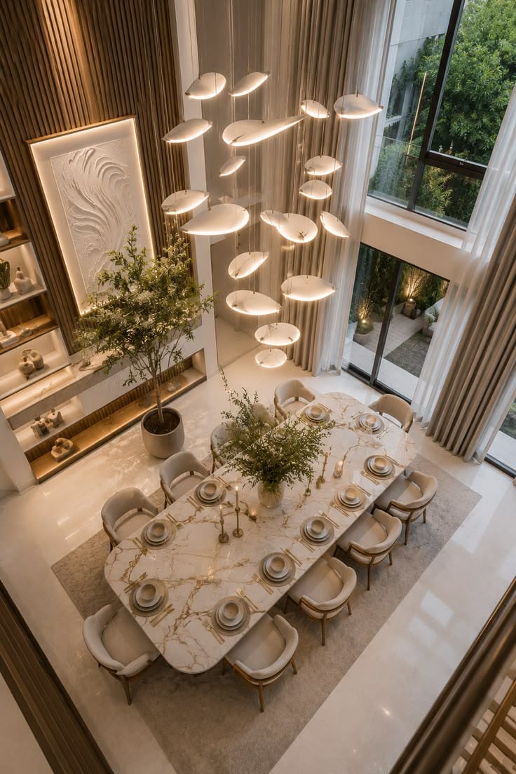 Luxury dining interior